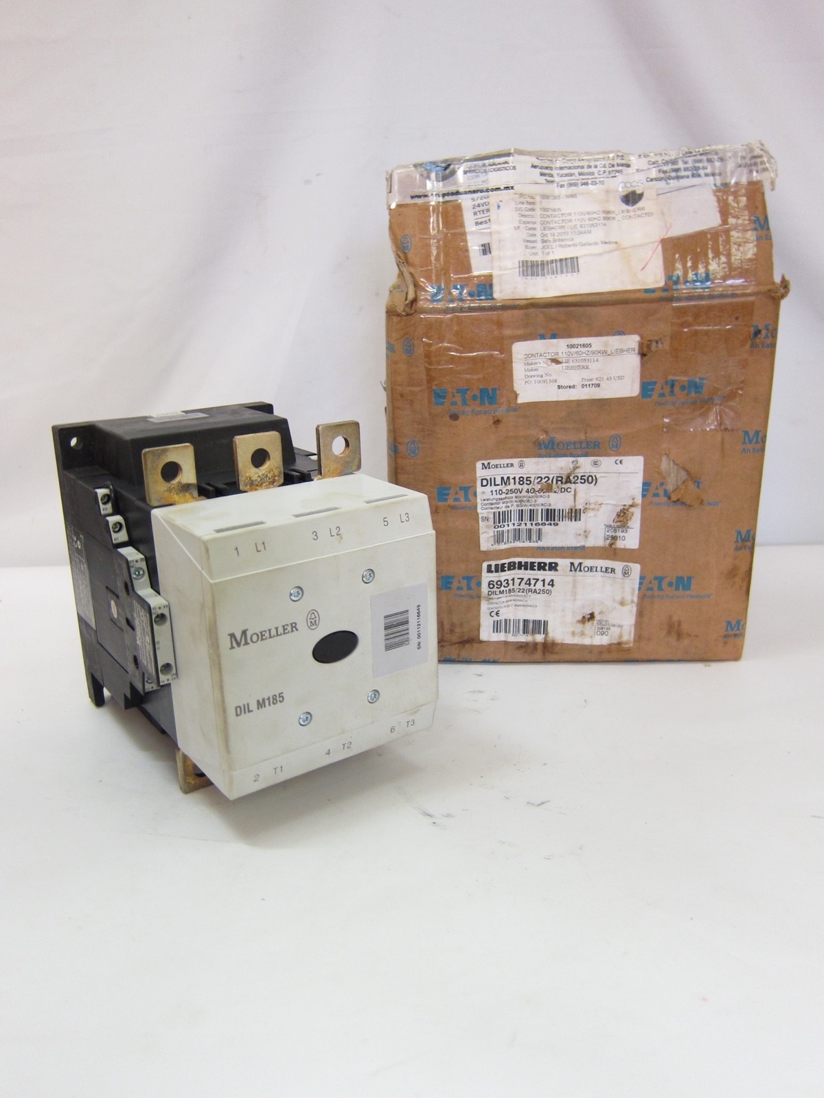 New Eaton Klockner Moeller DILM185/22 (RA250) Contactor