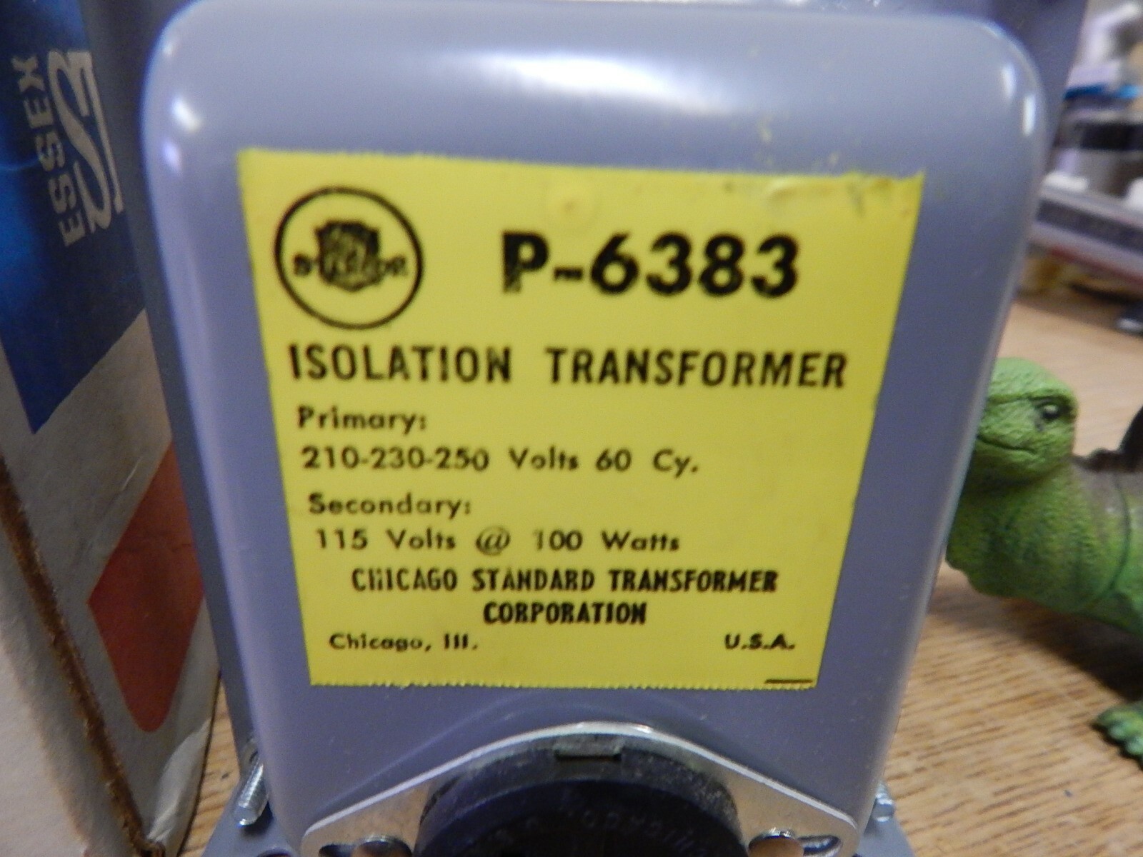 NEW Essex Stancor P-6383 Isolation Transformer 115 VRMS 420.474.002Y