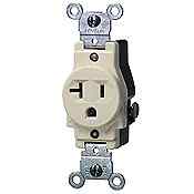 Leviton 5801-W 20A 125V Grounding Receptacle – White