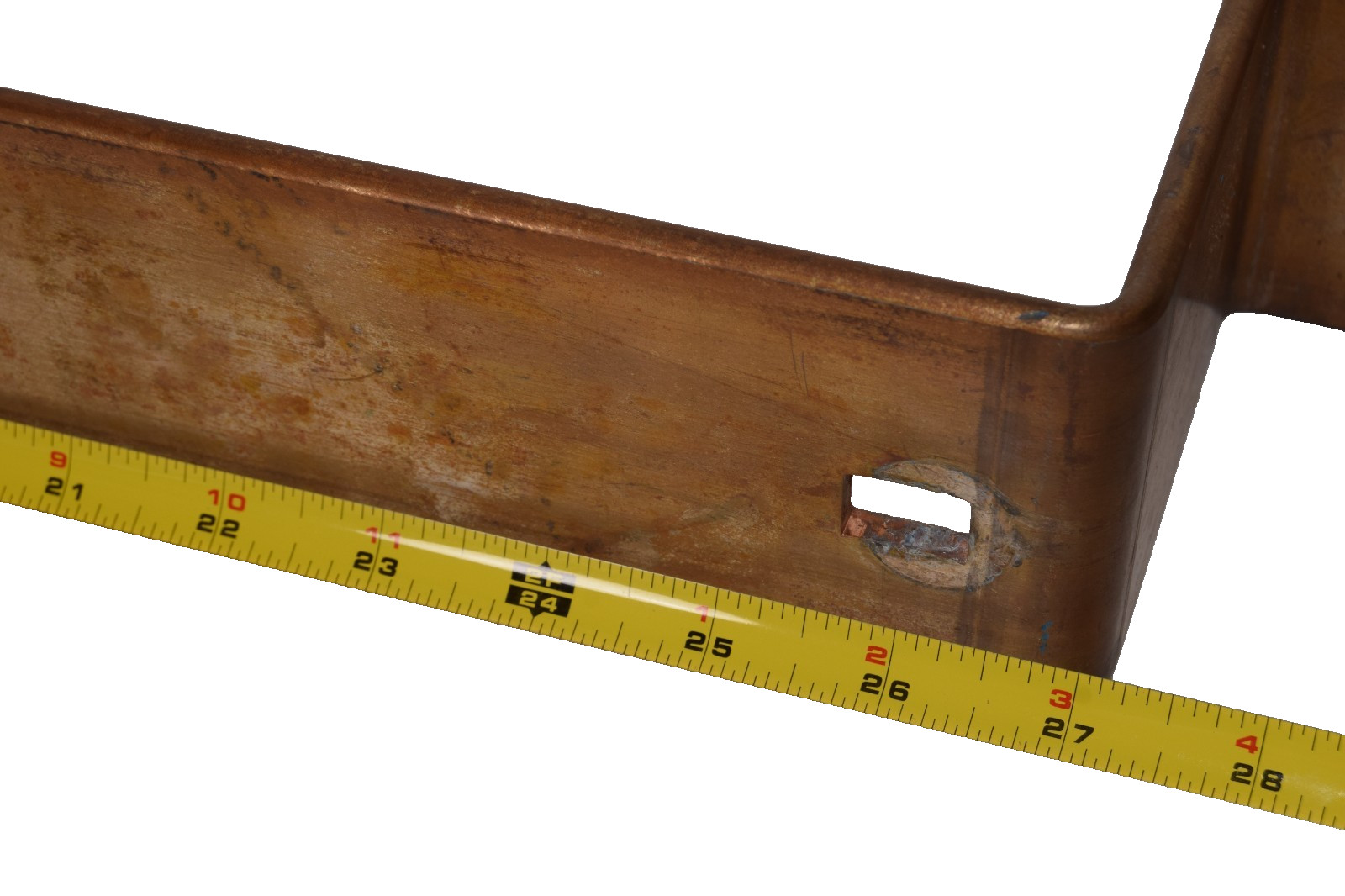 3″ x 33″ x 1/4″ (+4″ offset Step) Copper Flat BusBar bus bar buss bar Stock