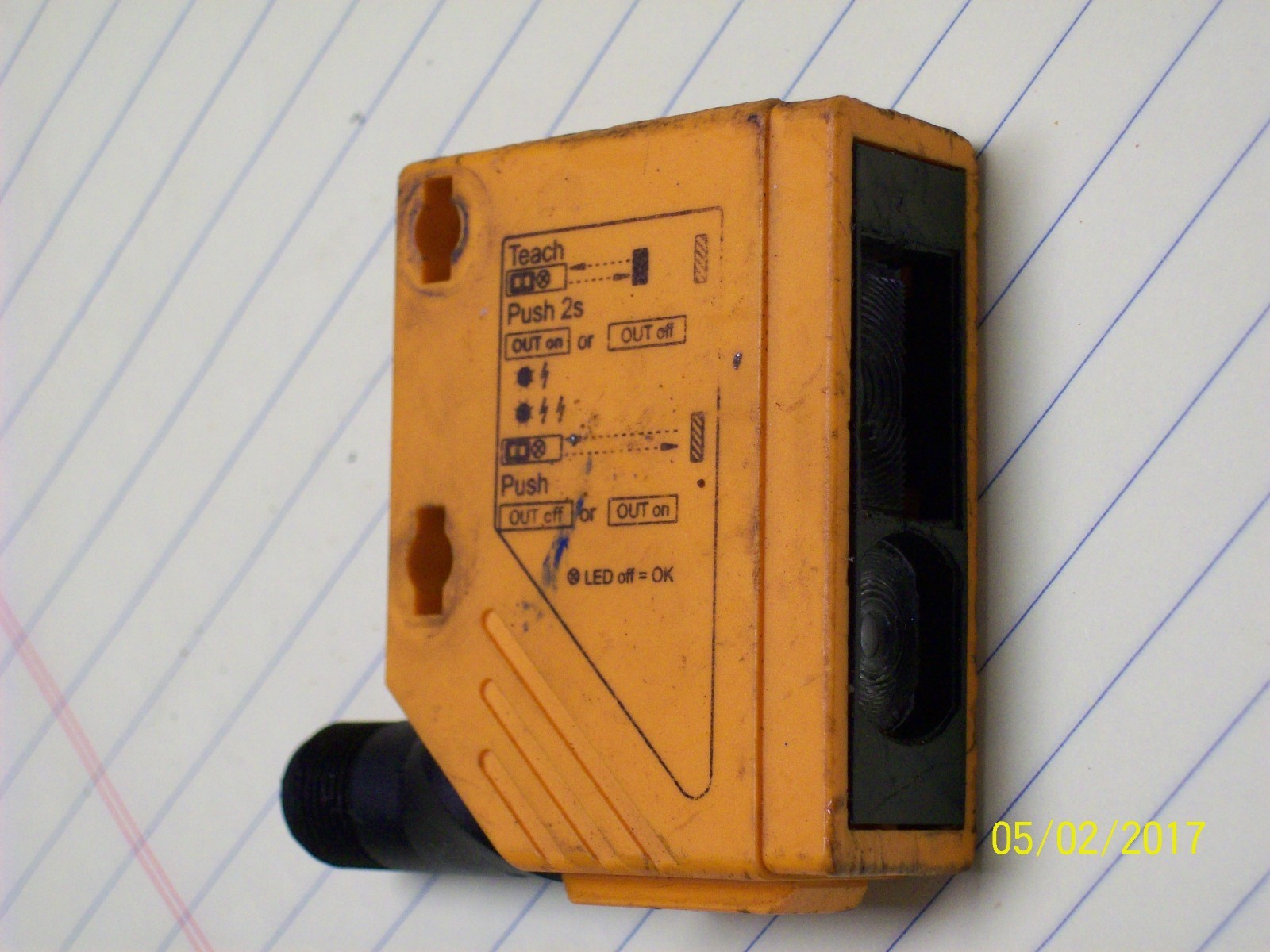 IFM EFECTOR ELECTRONIC PHOTOELECTRIC SENSOR O5H500 , O5H-FPKG/US