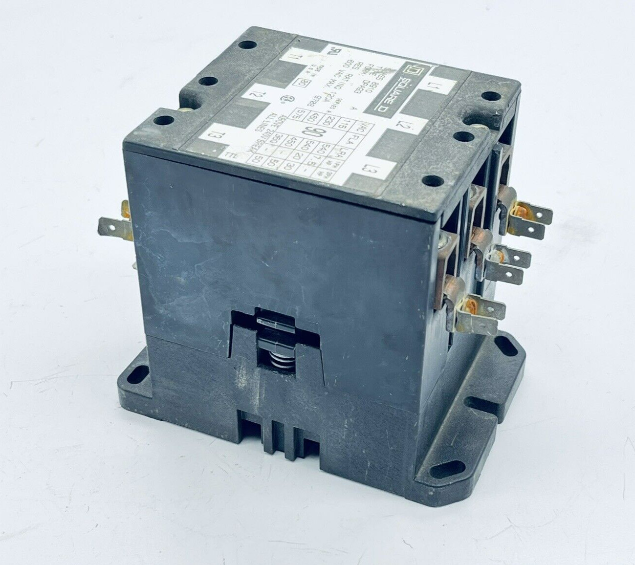 SQUARE D 8910-DP893 CONTACTOR 120A 575VAC 1PH/3PH