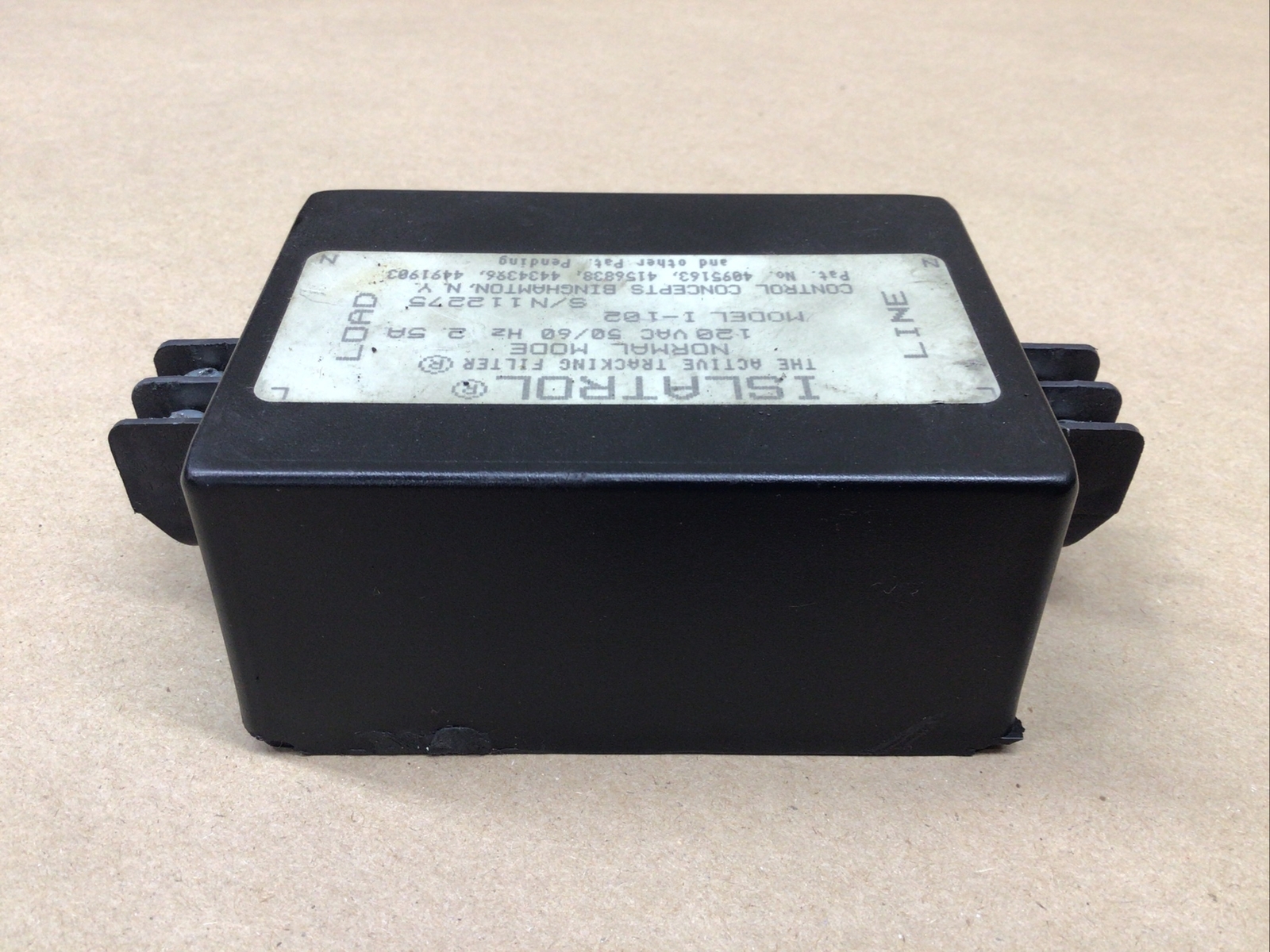 Islatrol I-102 Active Tracking Filter #58B36