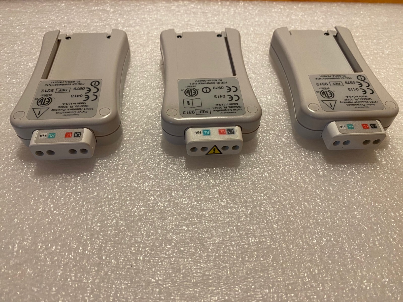Invivo/Philips ECG Wireless Transmitter Part# 9312 , Ch 1, 2, 4