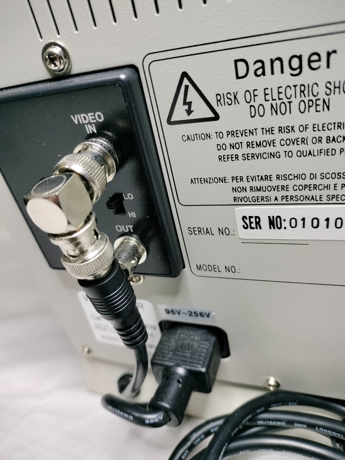Westover FVIW-409 FVIW409 Video Fiber Microscope S/N: 0101009247 Made in Taiwan