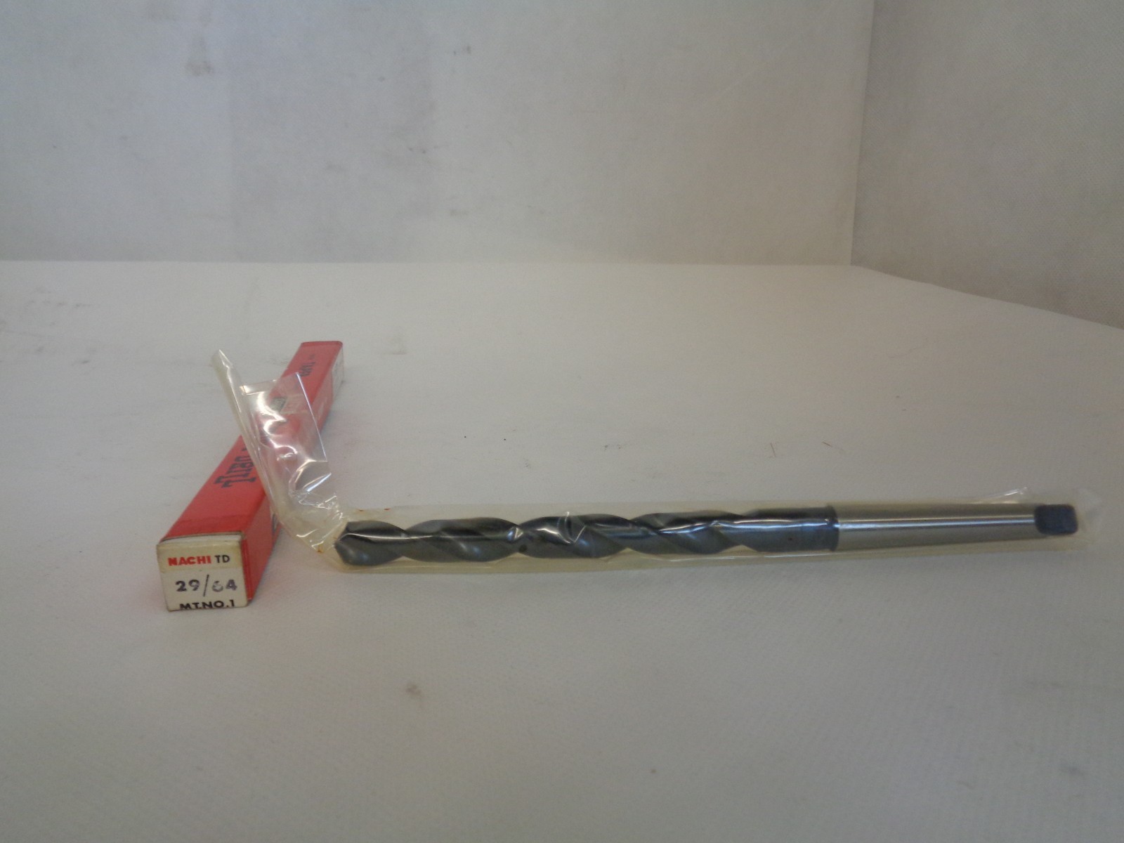 NEW NACHI MT.NO.1 29/64 TAPER SHANK DRILL