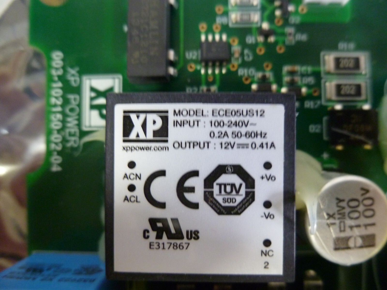 XP POWER 003-102150-02-04 POWER SUPPLY