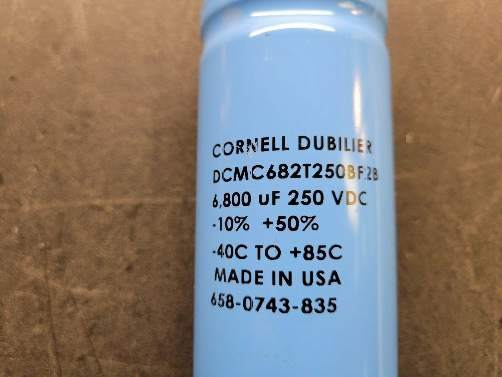 Cornell Dubilier DCMC682T250BF:2B Capacitor NOS NEW