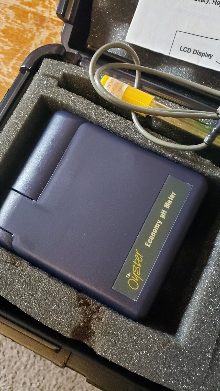 Extech OYSTER Oyster Series Economy pH Meter Kit w/ Attachment & Case slope