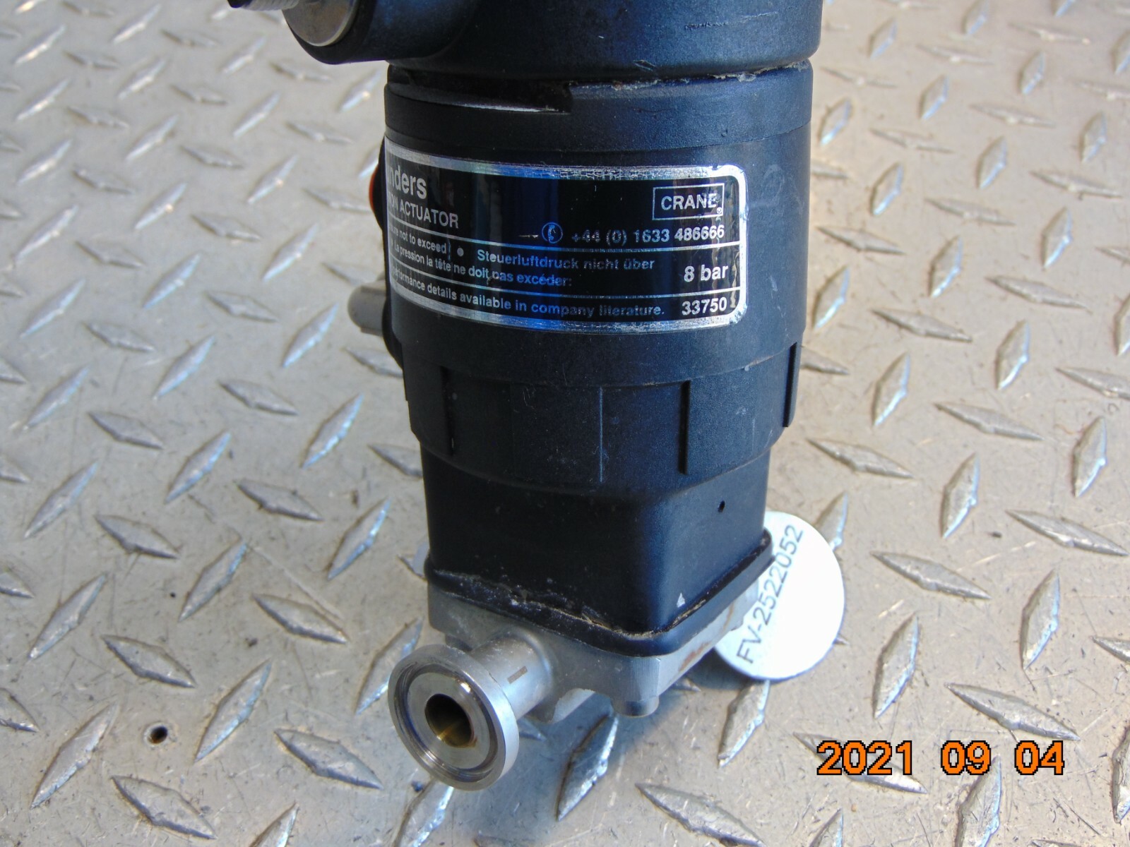 SAUNDERS MVL-2E2-V15 SMART VALVE SENSOR w EC PISTON ACTUATOR & 4-75406-1-1