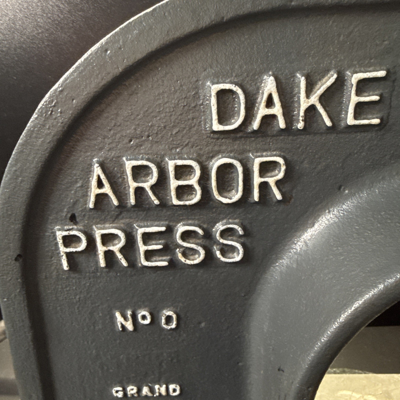 Dake #0 Single Leverage Arbor Press 1/2 Ton
