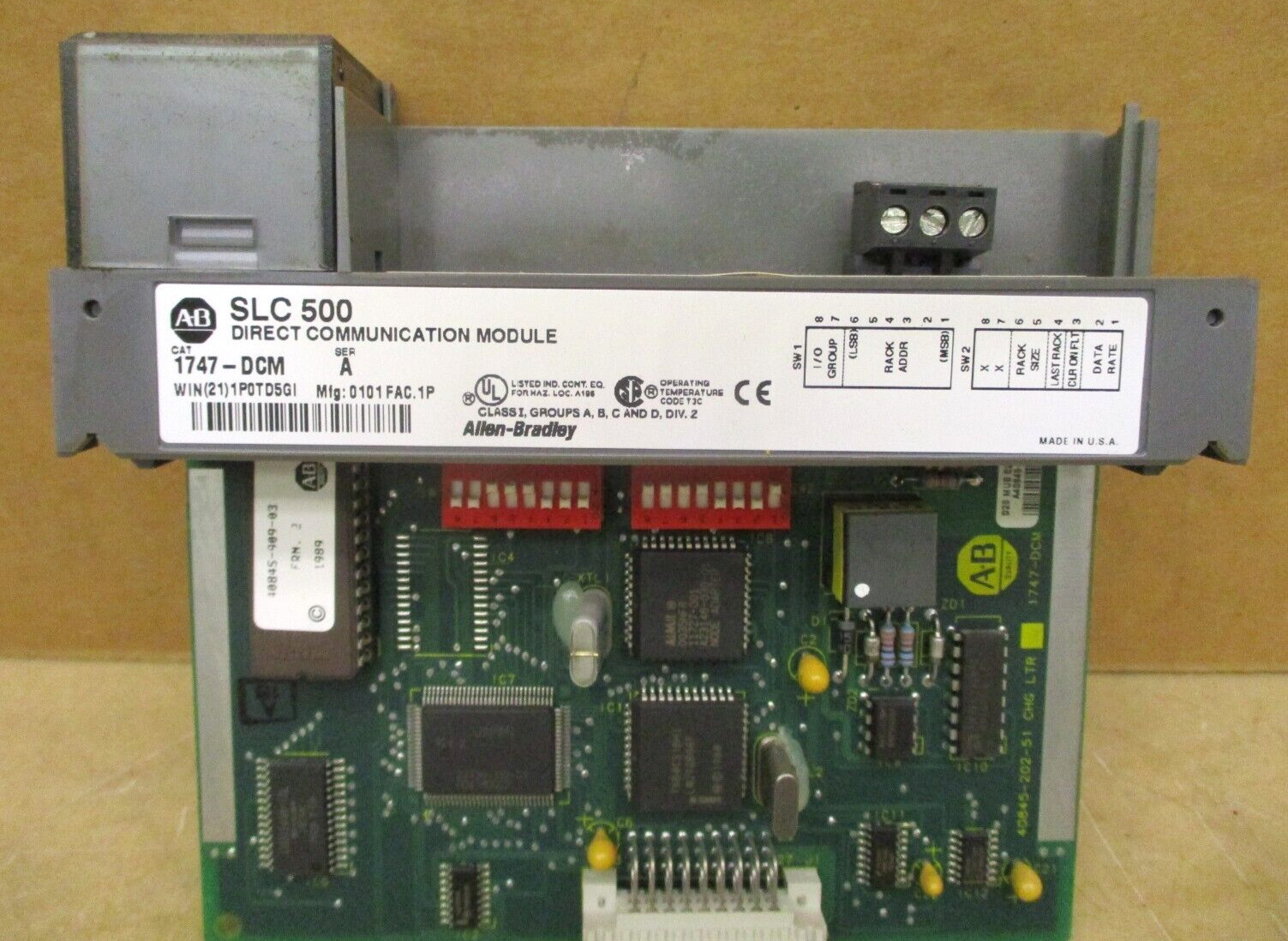 Allen-Bradley SLC 500 1746-P3 Ser A SLC 5/04 CPU 1747-L542 48663GN