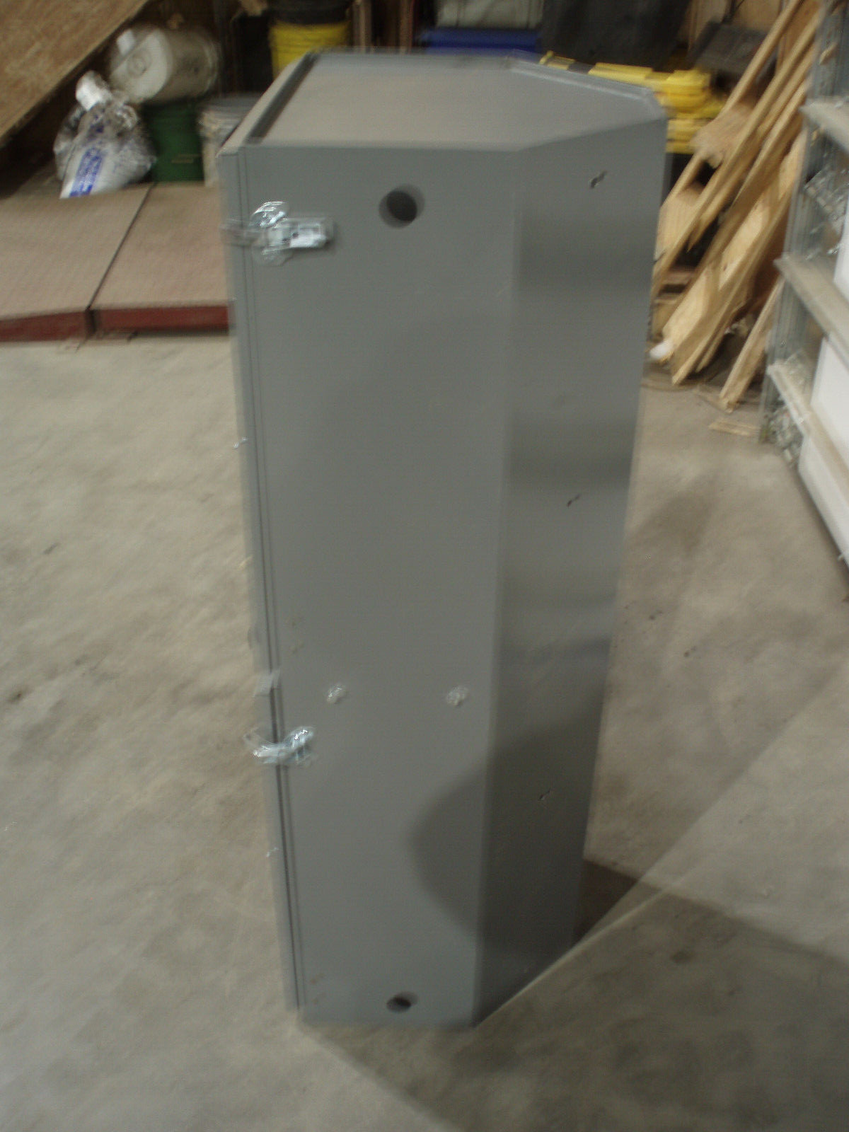 ADRIAN STEEL DUAL TANK STORAGE CABINET