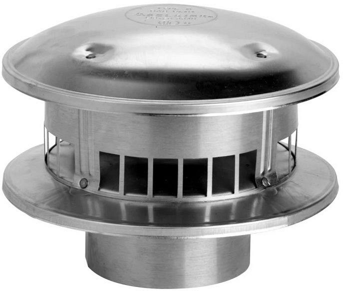 Selkirk Metals 103800 3RV-RT 3″ Galvanized Vent Pipe Connector NPT