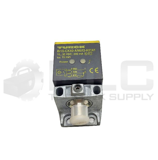 NEW TURCK BI15-CK40-AN6X2-H1141 INDUCTIVE SENSOR 10-30VDC 200MA SN=15MM