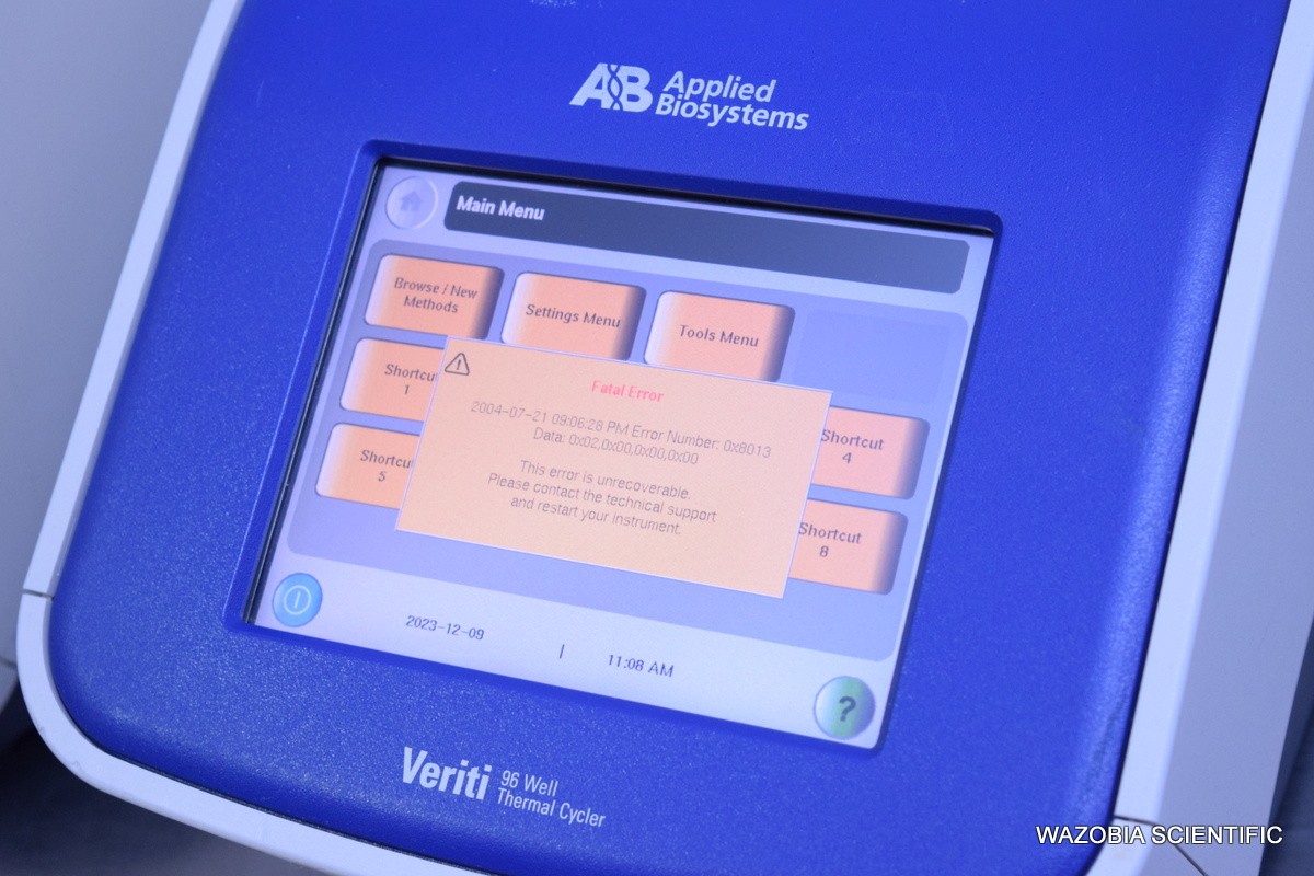 LOT OF 3 AB APPLIED BIOSYSTEMS 9902 VERTI 96 WELL THERMAL CYCLER PCR 4375786