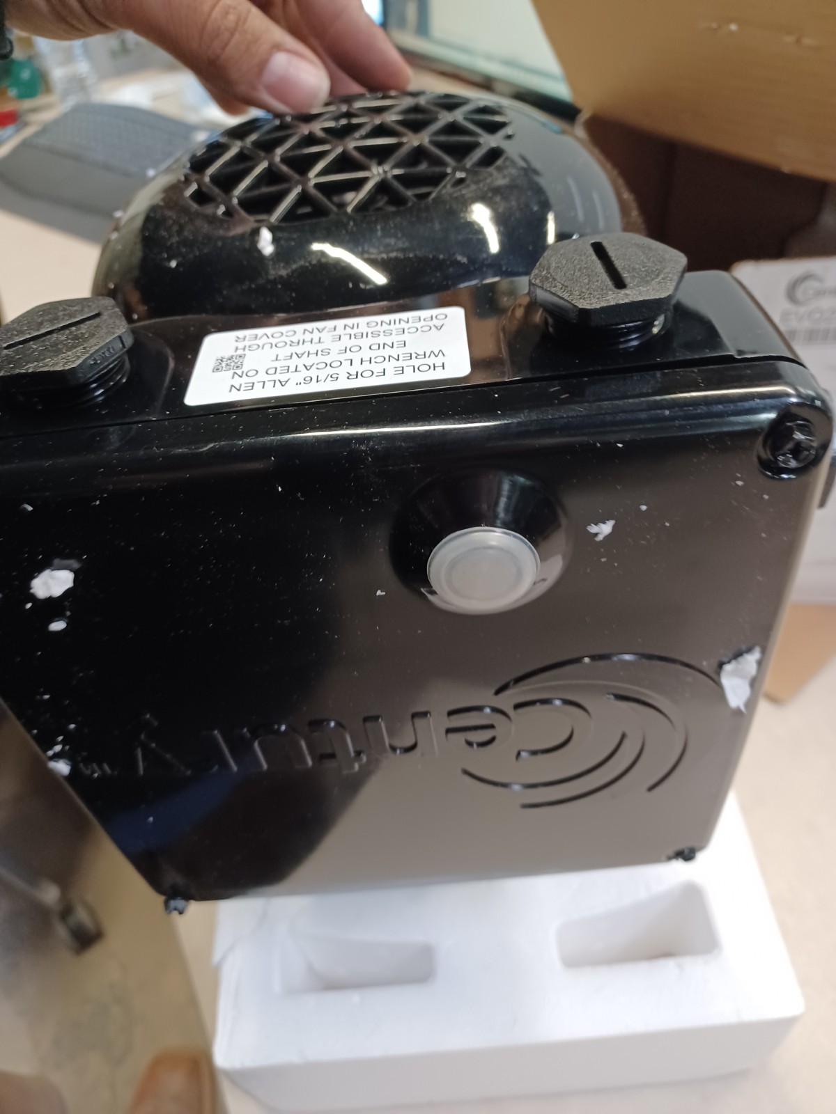 Century EVQ225 VGreen VS Motor 2.25HP 1 Phase 60Hz 230/115V 48Y Frame