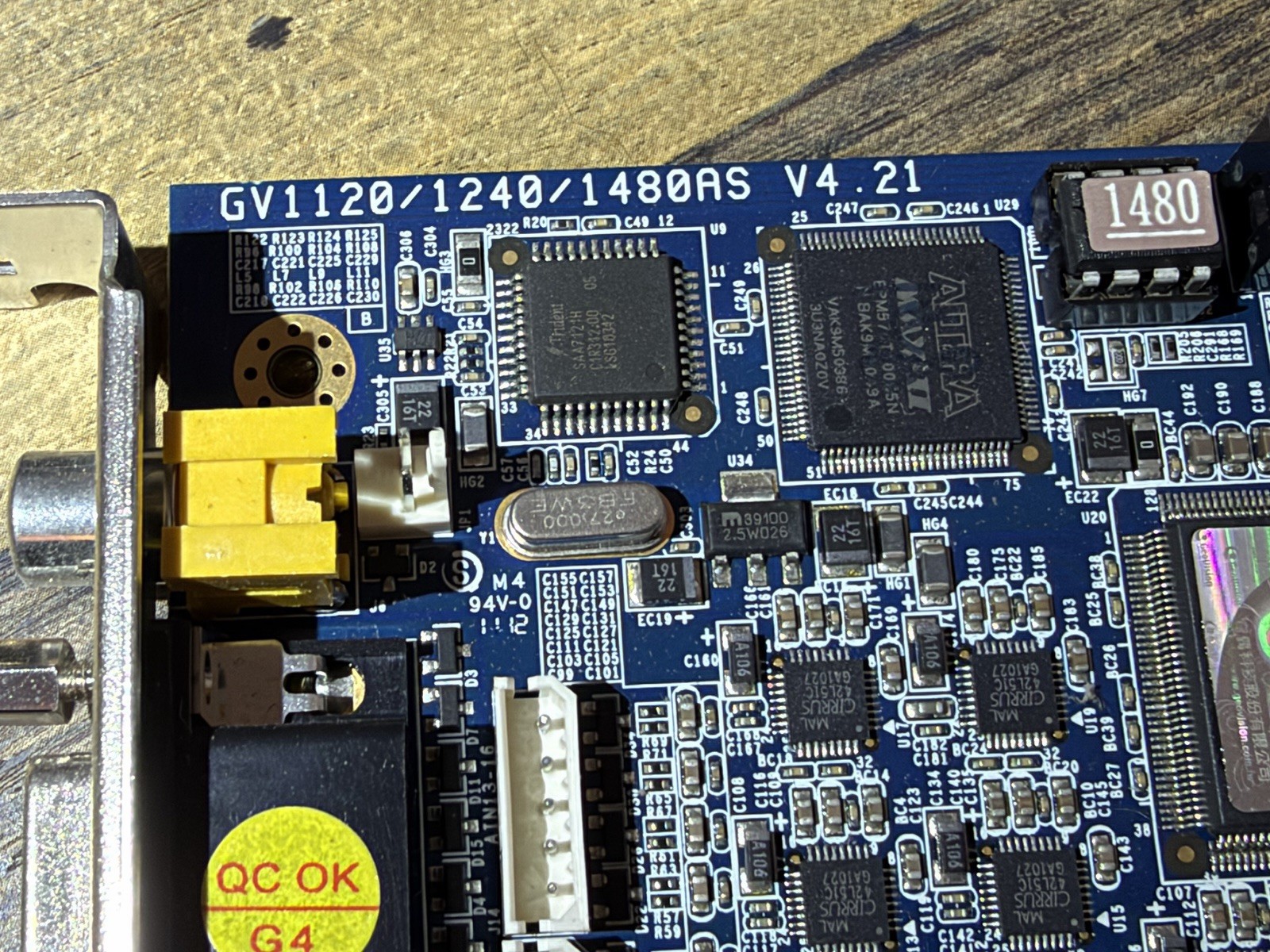GeoVision GV1120/1240/1480AS V4.21 PCIe DVR CCTV Capture Card GV-1480AS