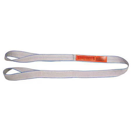 Lift-All Ee2802ttx8 Web Sling, Type 4, 8 Ft L, 2 In W, Polyester, Silver