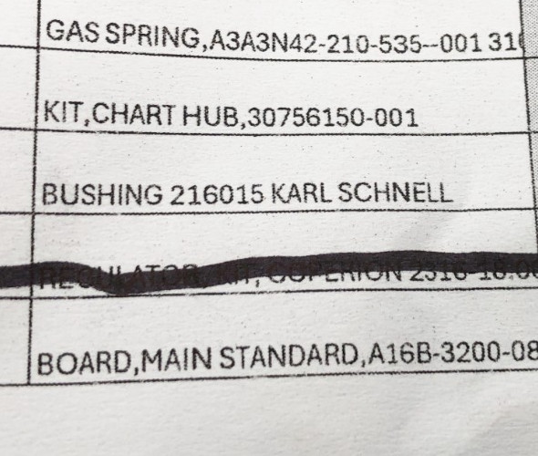 New Karl Schnell 216015 Bushing 3-1/2″ ID 5″ Length Stainless Steel – No Box