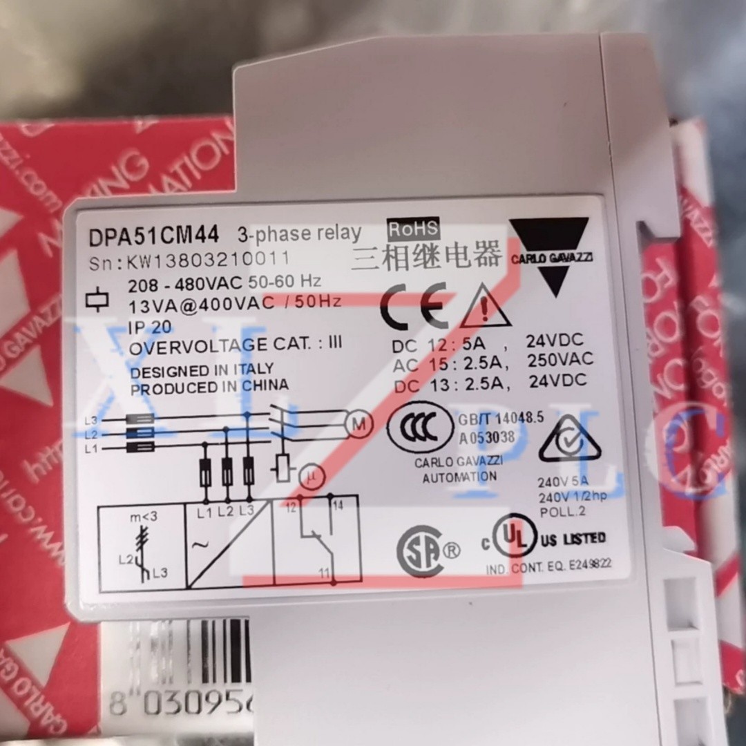 1PCS New Carlo Gavazzi DPA51CM44 Three-phase relay In Box*