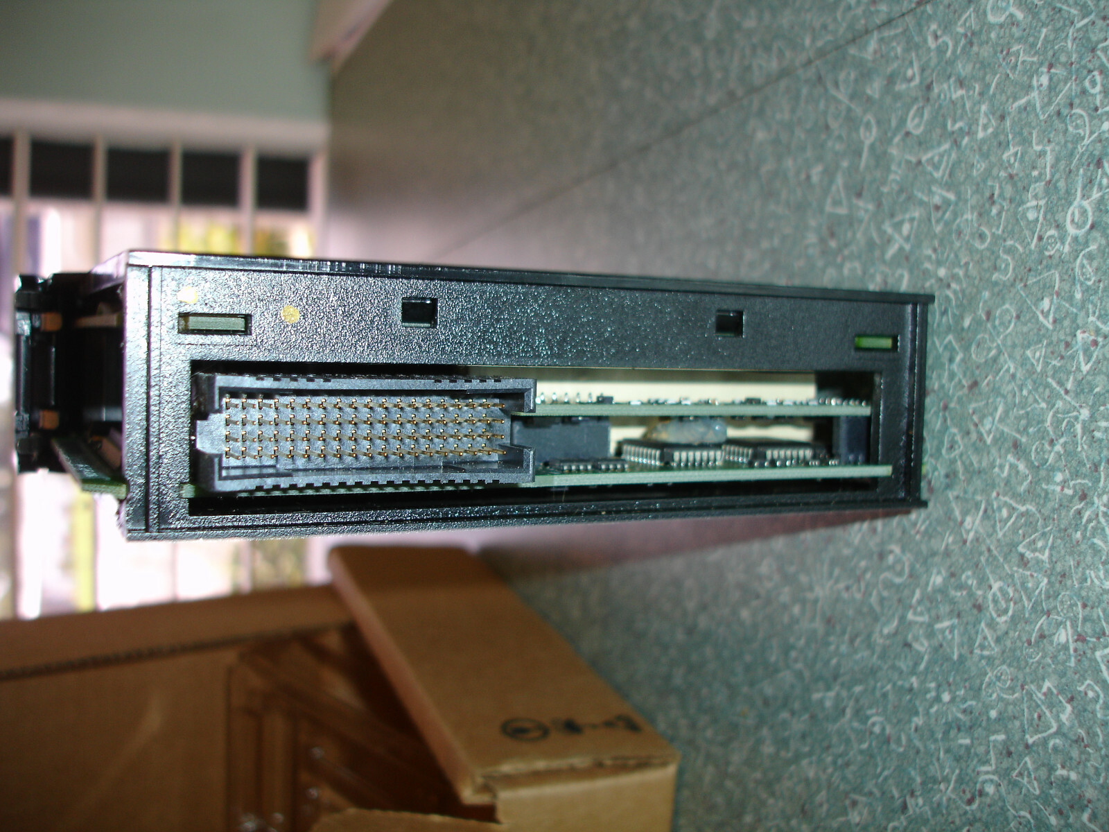 ALLEN-BRADLEY 1756-L55/A PROCESSOR UNIT W/ KEY & 1756-M22/A MEMORY EXP.