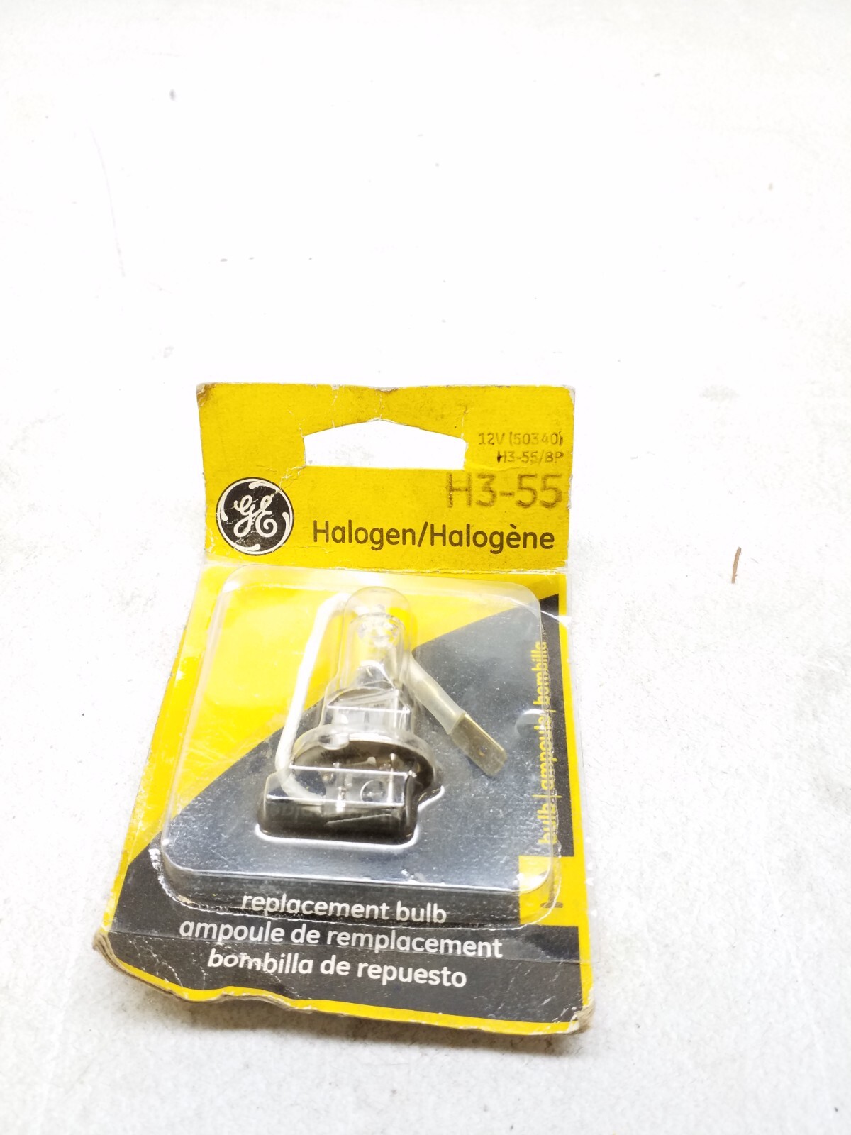 H3-55 General Electric Halogen Fog Lamp 12V Free Shipping Free Returns