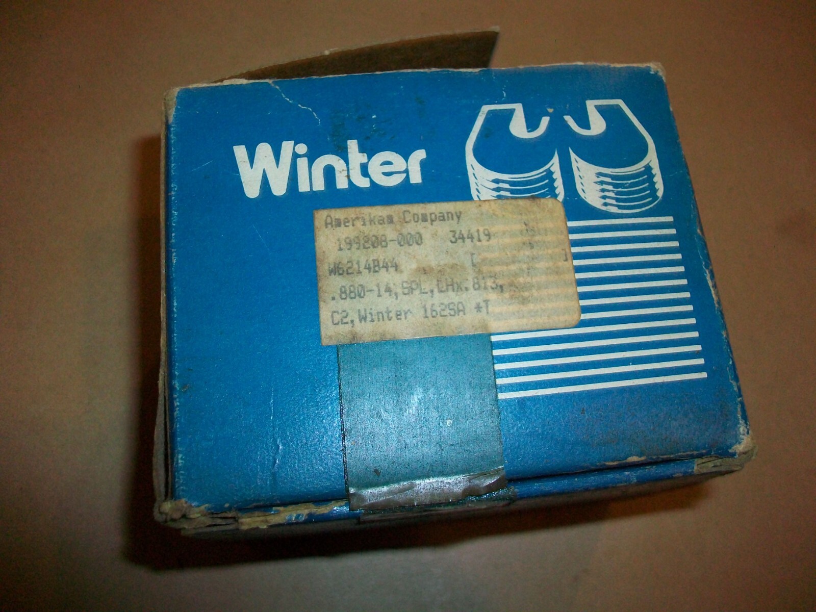 Winter Thread Roll Rolling Dies W6214B44 .880-14, SPL 199208-000 NEW