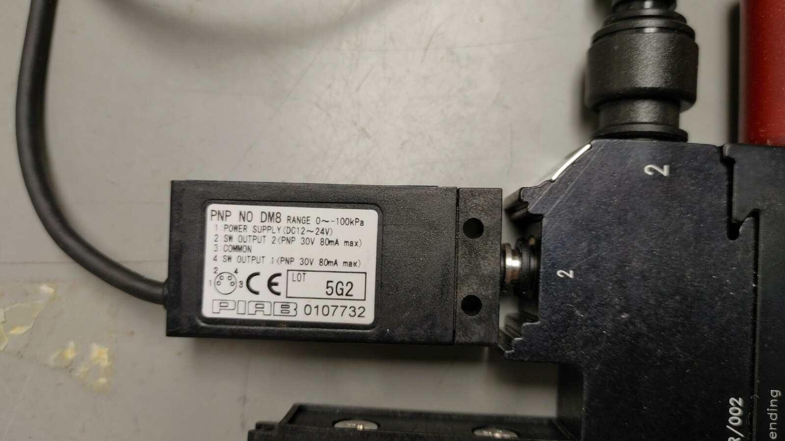 PIAB VACUUM MODULE P3010 P/002 QRT/001 QR/002 with sensor and cable