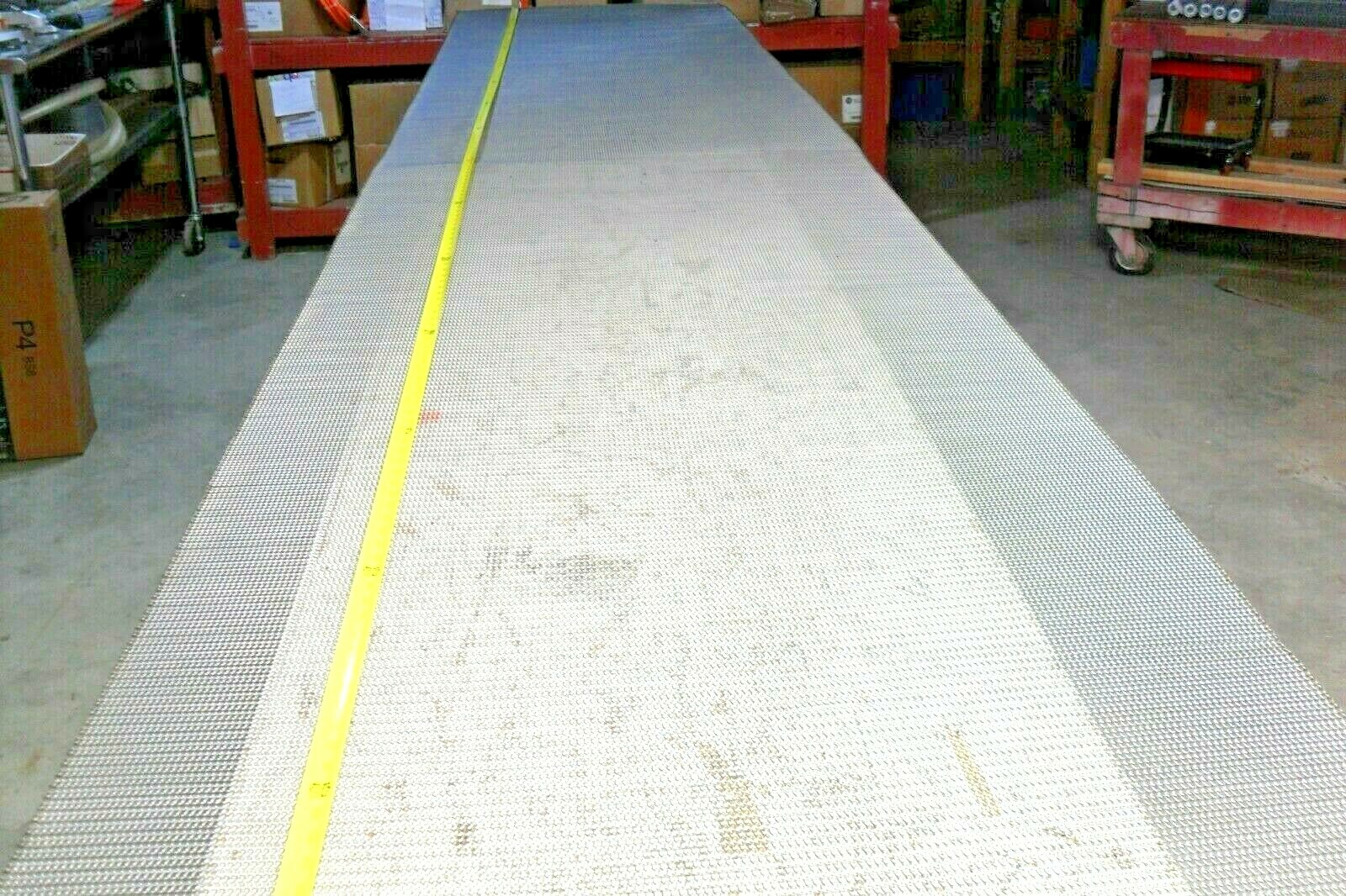 ASHWORTH Stainless Steel Cleatrac Wire Mesh Conveyor Belting 15ft x 3ft Wide New