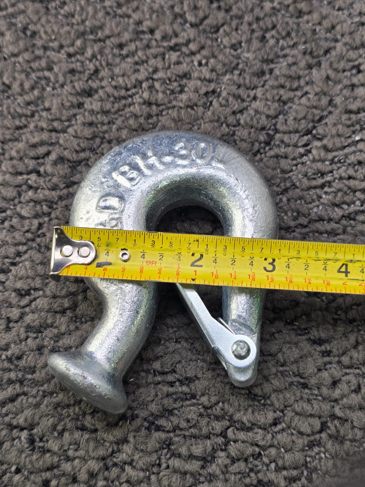 (QTY 2) General Machine Products 74136 Safety Ball Hook Socket Adapter 2500 Lbs