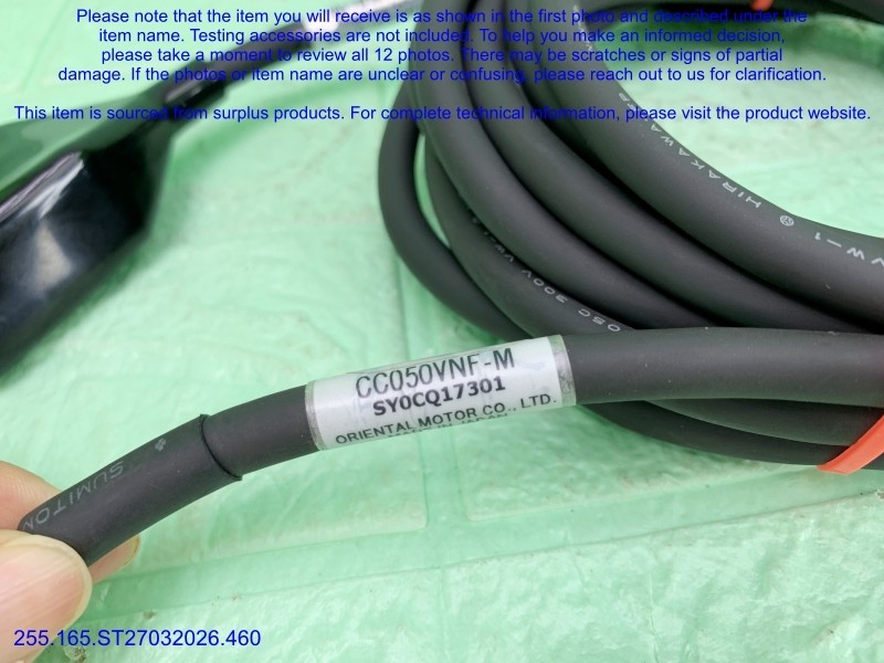 Oriental motor CC050VNF-M + CC050VNF-E Cable as in photos, sn:9343, DHL,SALE