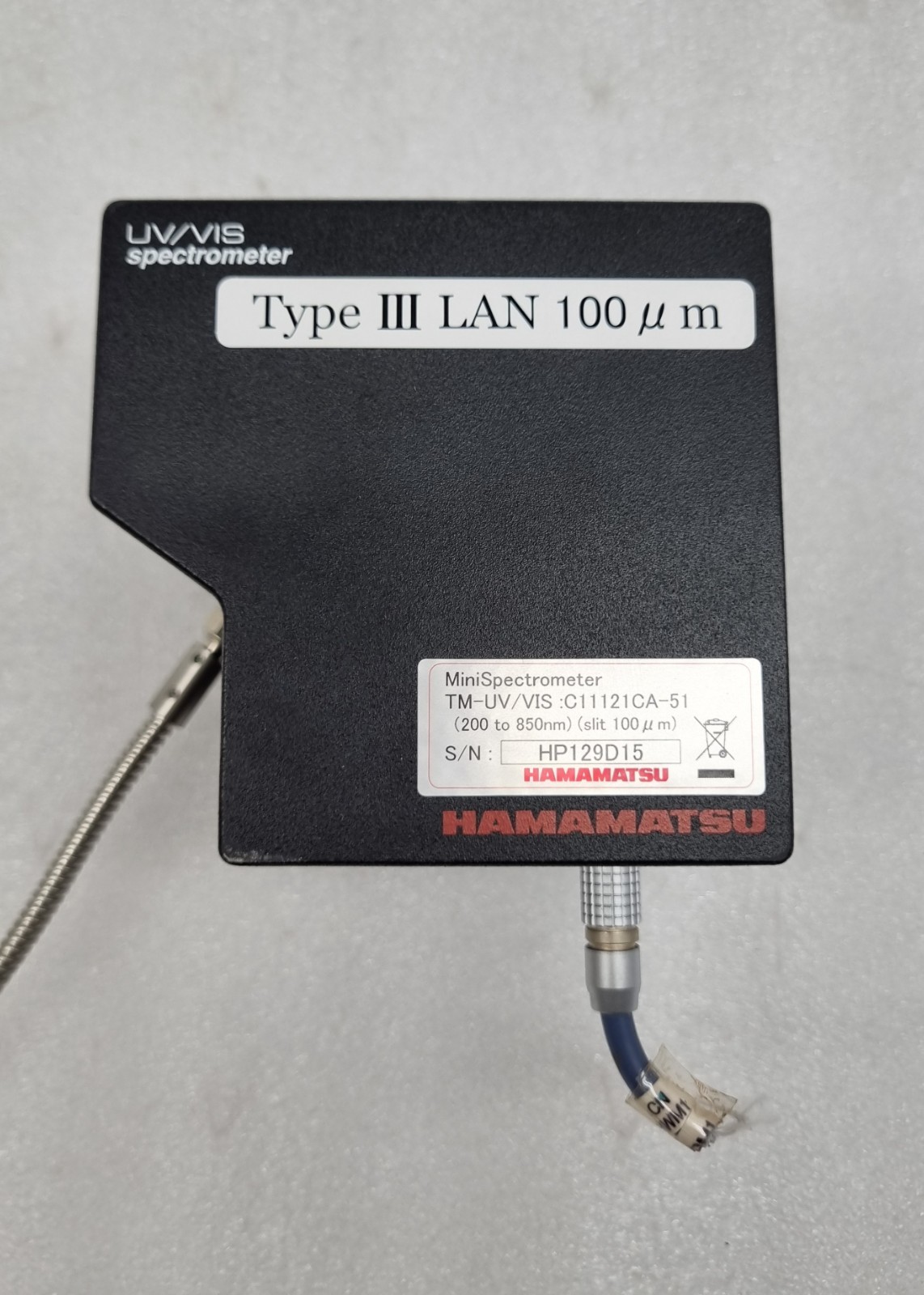 HAMAMATSU MINISPECTROMETER TM-UV/VIS C11121CA-51 FREE FAST SHIP