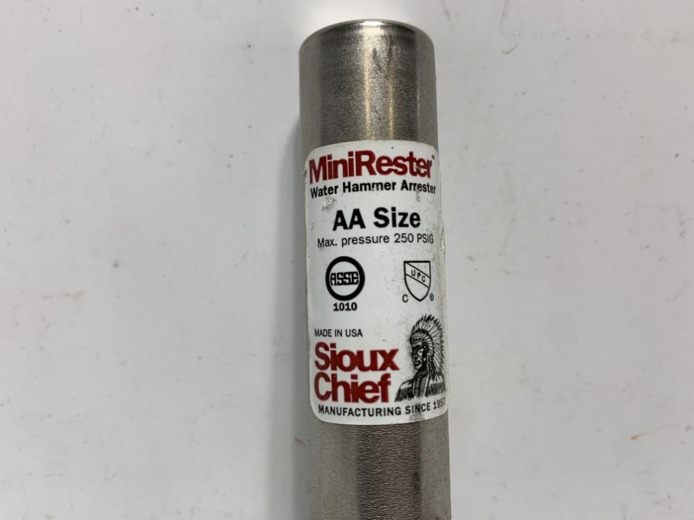 Sioux Chief 660-GTRB Water Hammer Arrestor 5/8″ Max 250 PSIG