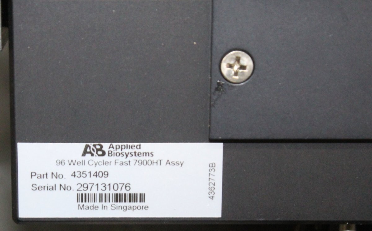 ABI Appied Biosystems 96 Well Block Cycler Fast 7900HT Assy 4351409 NEW