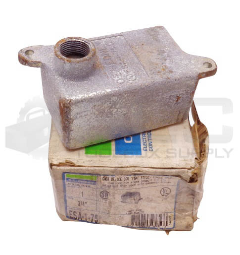 NEW O-Z GEDNEY FSA-1-75 3/4″ CAST DEVICE BOX *READ*