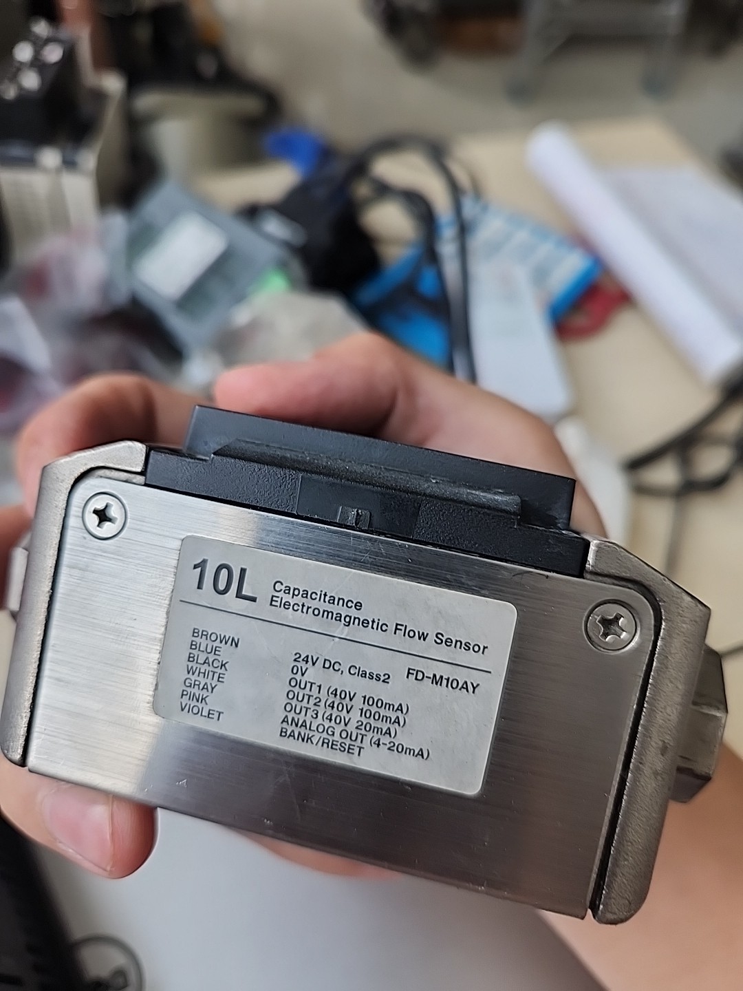KEYENCE FD-M Series Electromagnetic Flow Sensor 10L Tested Working Fast Ship