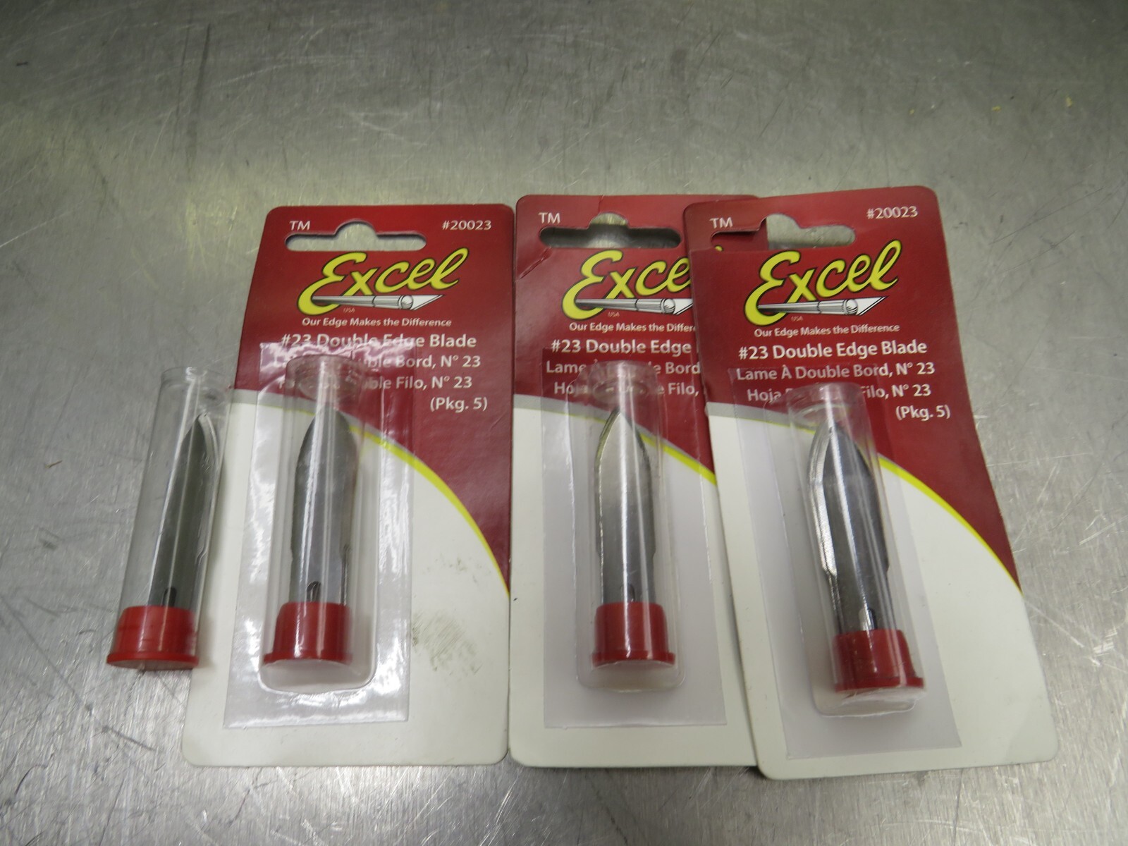 Excel 20023 Double Edge #23 Lot of 17!