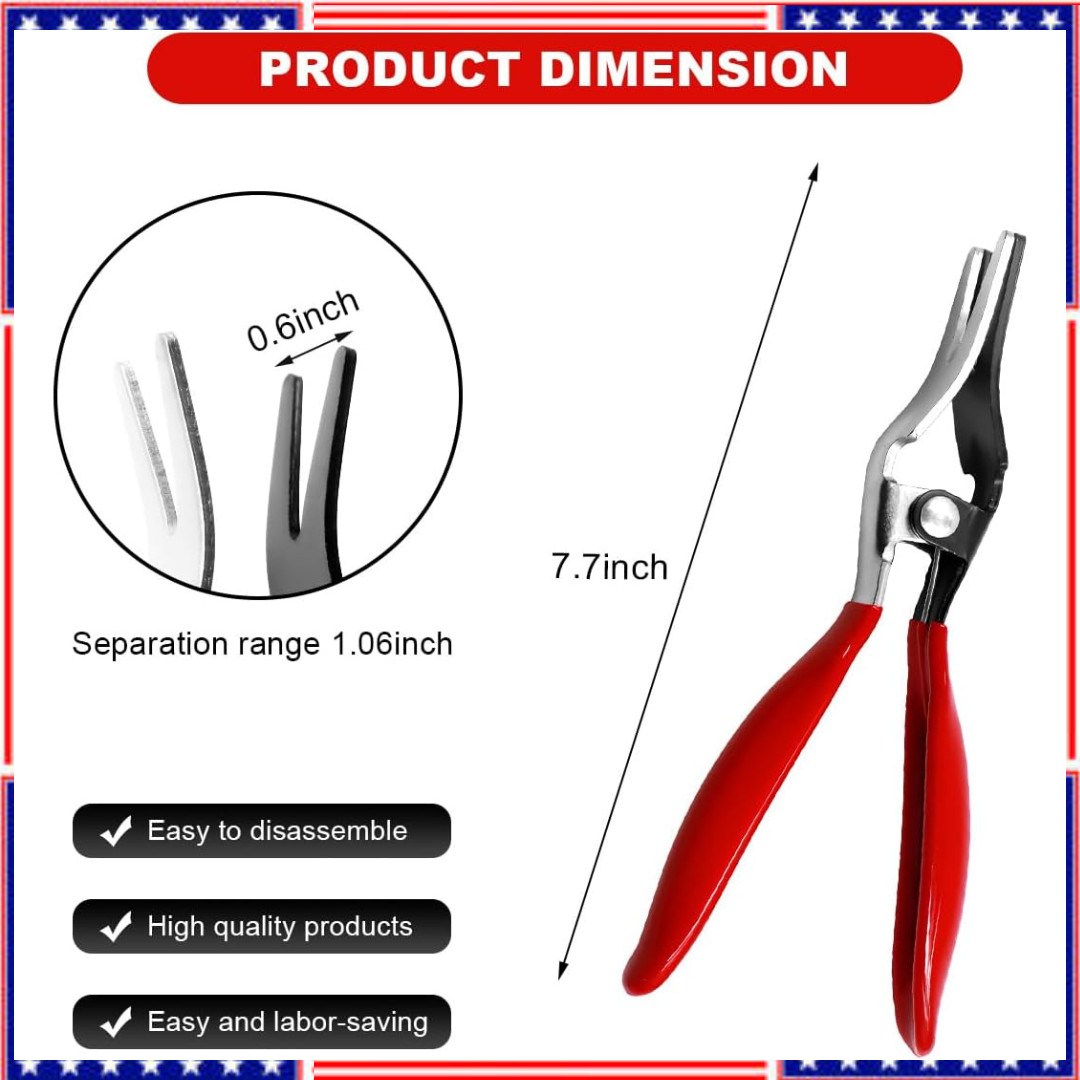 Automobile Hose Removal Pliers, Premium Hose Removal Tool for Fuel and Vacuum Li