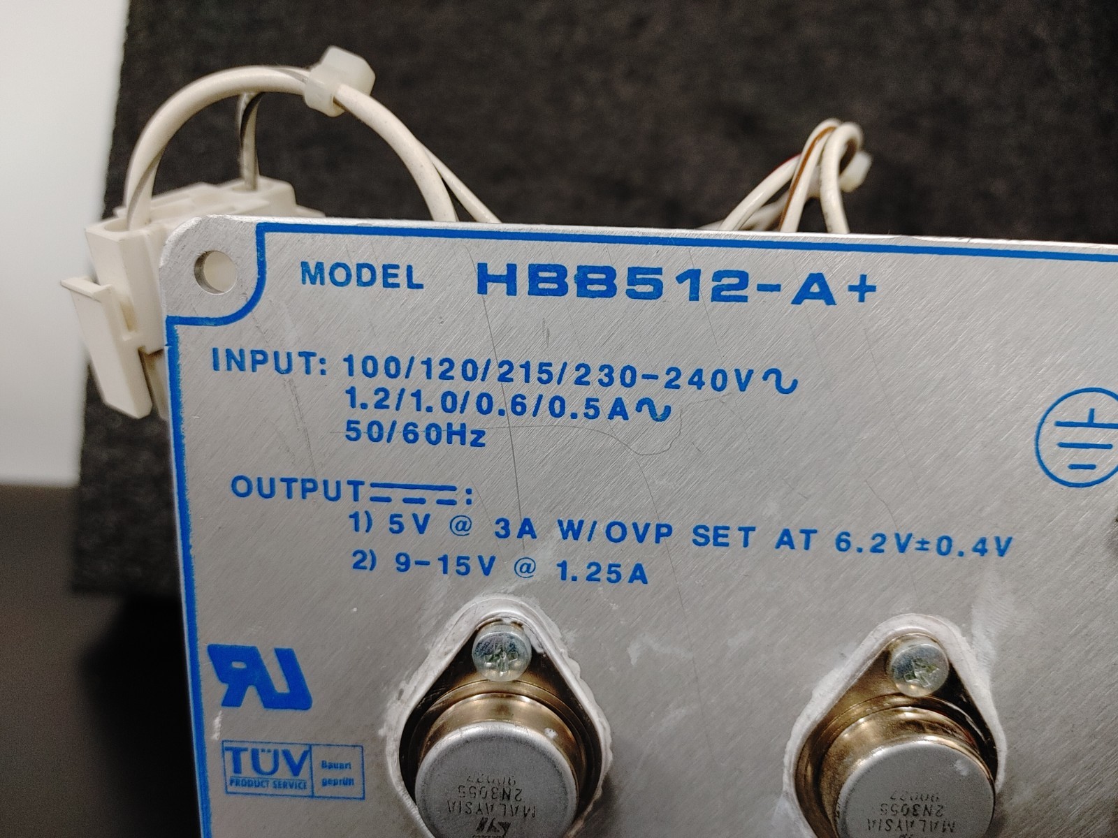 CONDOR HBB512-A+ 5VDC 3A W/OVP Output Power Supply