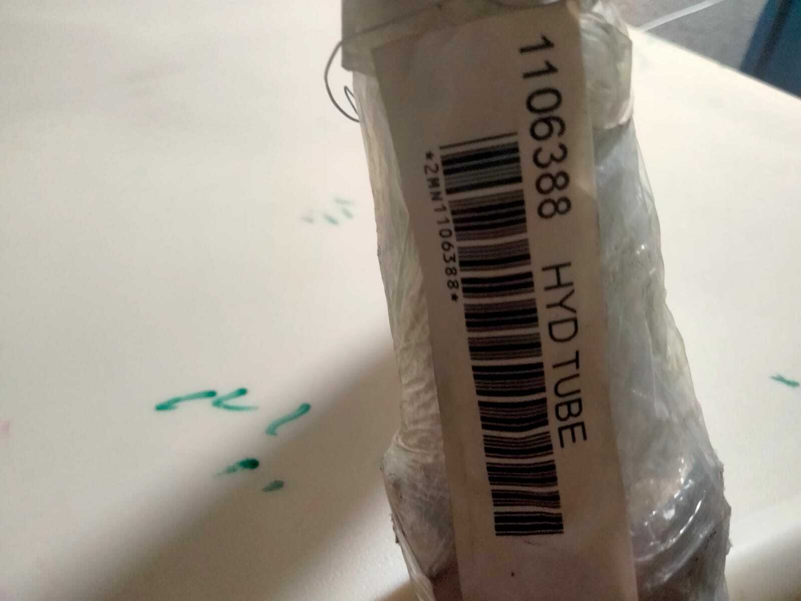 NEW McNeilus 1106388,PLZA-3830, TUBE,HYD #20, Valve Inlet/FLR