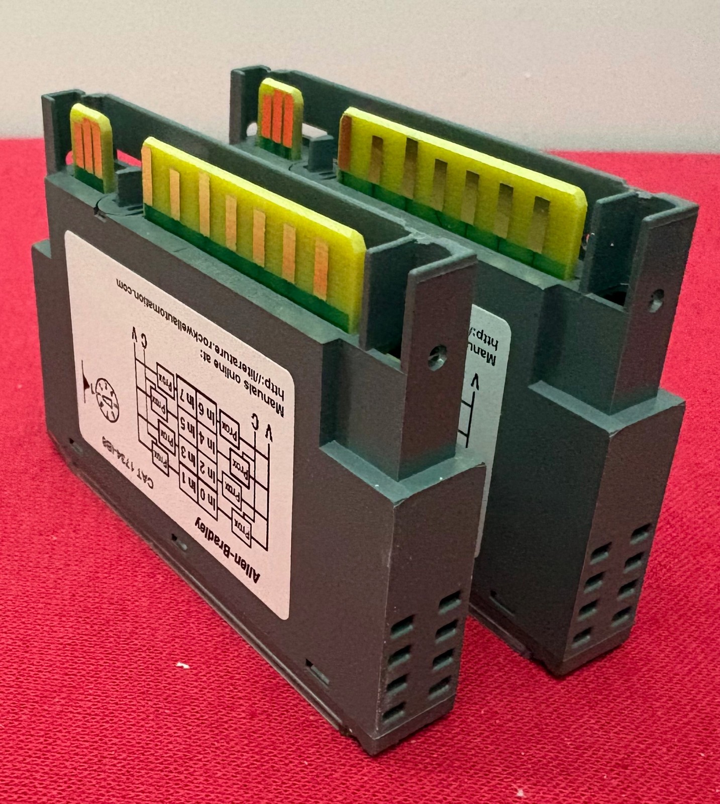 Allen Bradley AB 1734-IB8 POINT I/O 8 POINT DIGITAL INPUT MODULE SER D – QTY 2