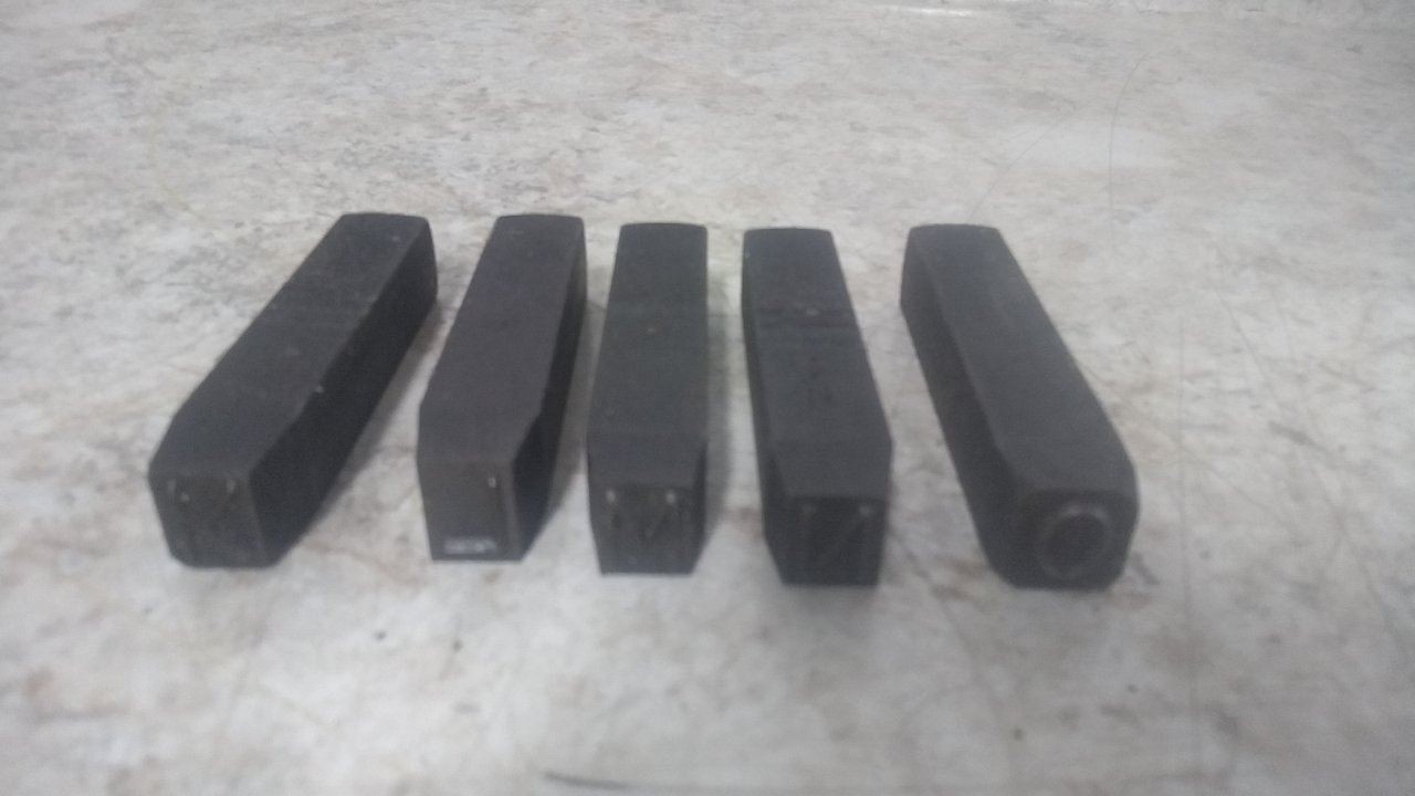 Young Bros. Stamp Works 09363 3-3/4 In Shank Length Heavy Duty Letter/Number Set