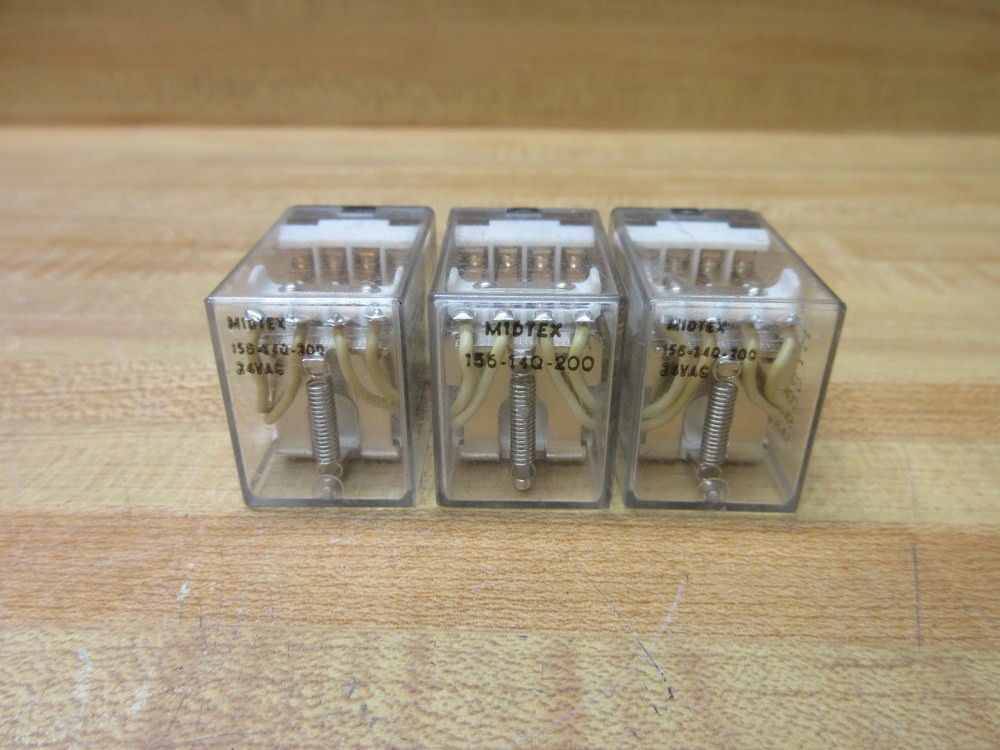 Midtex 156-14Q-200-24V AC Relay 156-14Q-200-24VAC