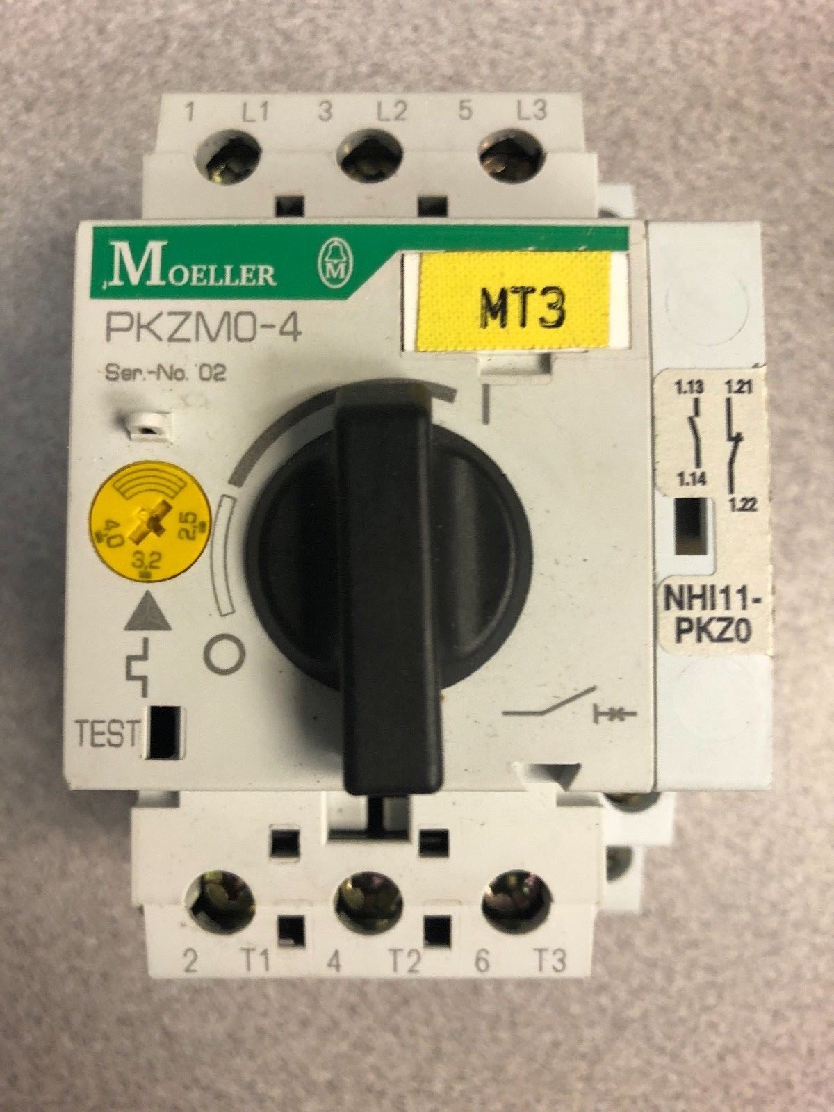 (8)pcs Moeller LOT ZM-1, 6-PKZ2 ,PKZMO-4,PKZMO-10 DIL00M-G-01, BK 25/3-PKZ 0