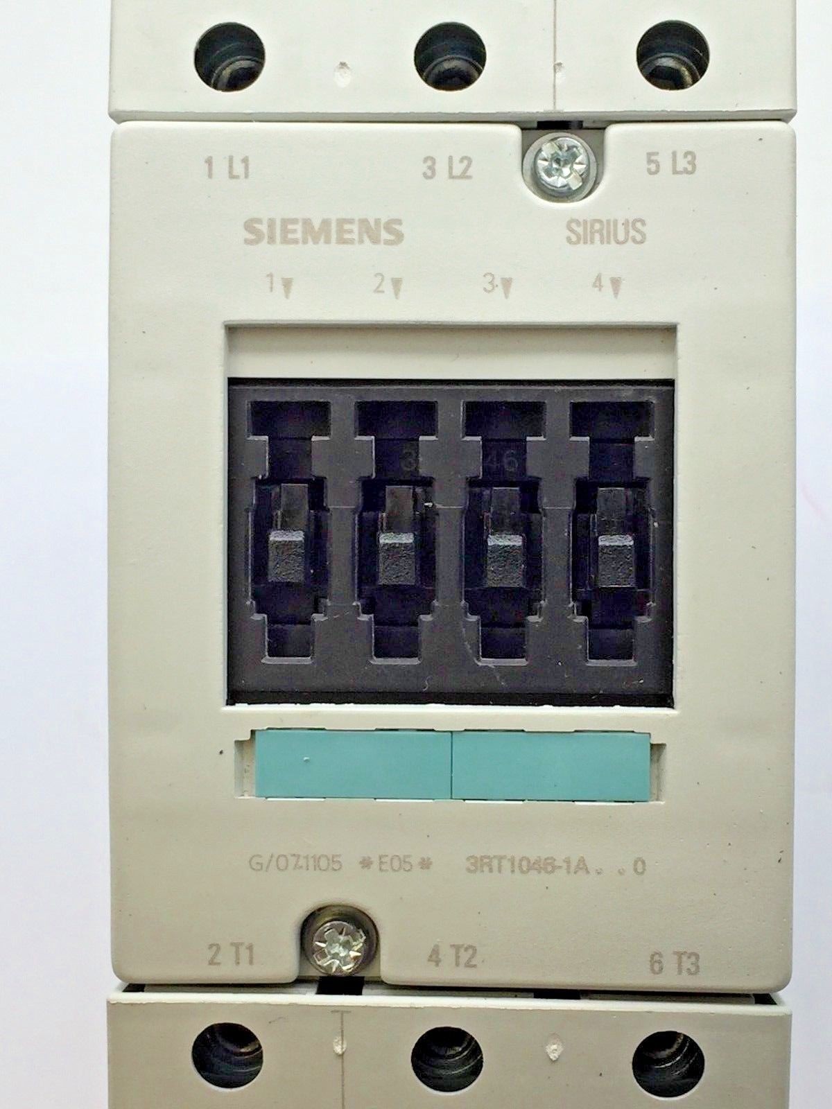 Siemens Sirius 3RT1046-1AV00 Contactor 110V 3P 3 Pole AC-3 400V 45kW 95A 95 Amp