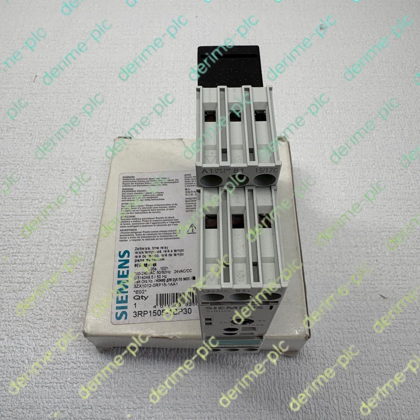 SIEMENS 3RP1505-1BP30 Time relay#1pcs new in box