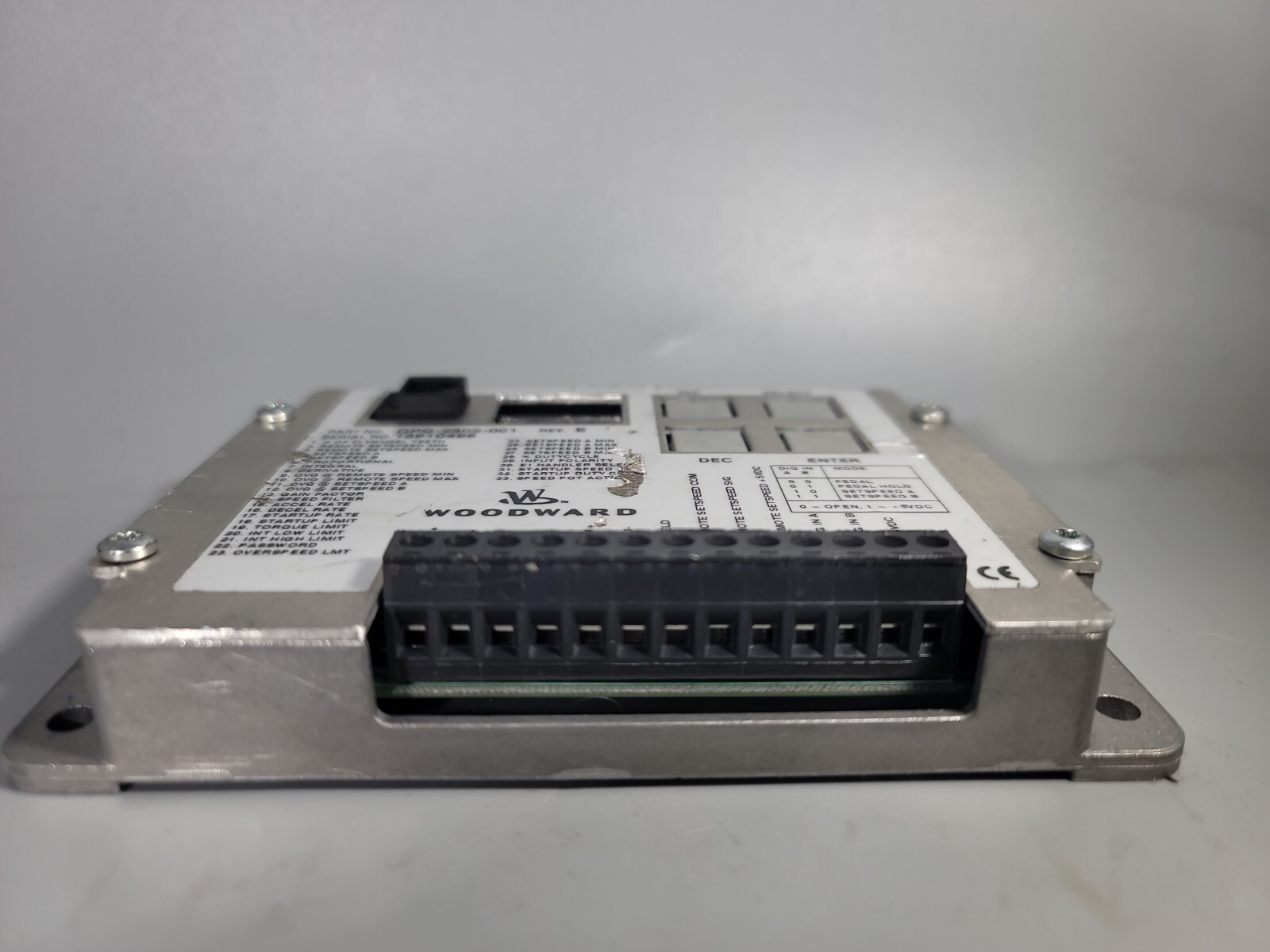 WOODWARD DPG-2302-001 Speed Controller Governor