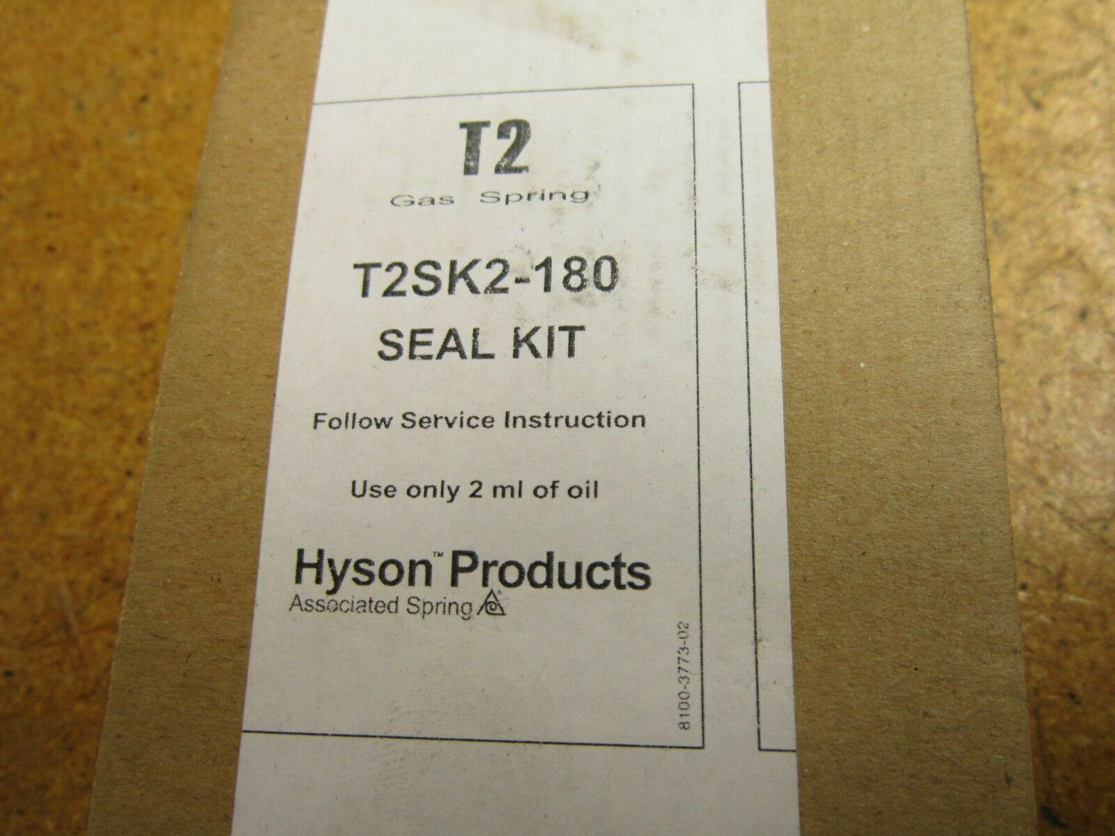 Hyson Products T2 Gas Spring T2SK2-180 Seal Kit New