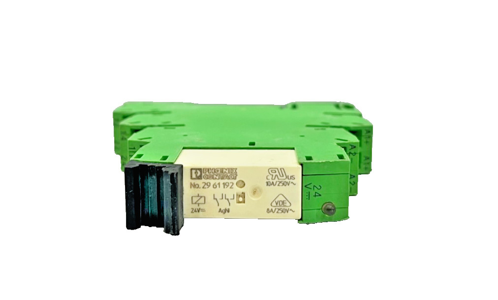 Phoenix PLC-BSP-24DC/21-21 2912439 Contact Block 24V & Relay 2961192 (LOT OF 10)
